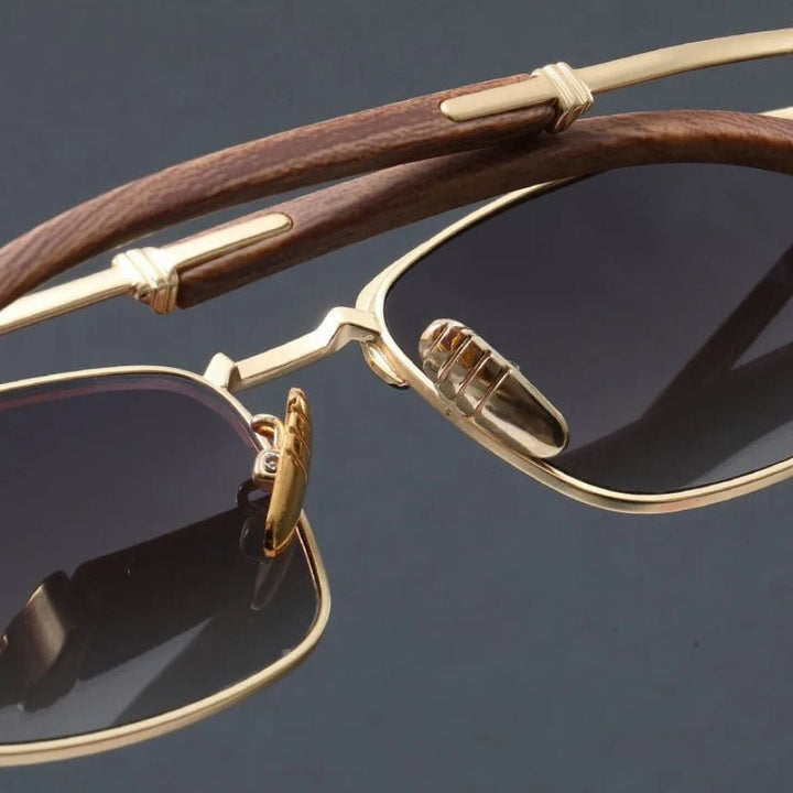 Luna | Sunglasses Half-Frame Polarized UV400 Browline Classic