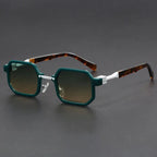 Evelyn | Sunglasses Octagon Matte Finish Acetate UV Protection