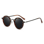 Grace | Sunglasses Polarized Round Frame Gold Metal Temples