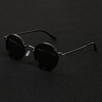 Grace | Sunglasses Polarized Round Frame Gold Metal Temples