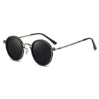 Grace | Sunglasses Polarized Round Frame Gold Metal Temples