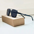Layla | Sunglasses Retro Aviator Gold Titanium Frame Gradient