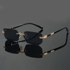 Alexander | Sunglasses Rimless Cut Edge UV400 Protection Lightweight
