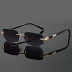 Alexander | Sunglasses Rimless Cut Edge UV400 Protection Lightweight