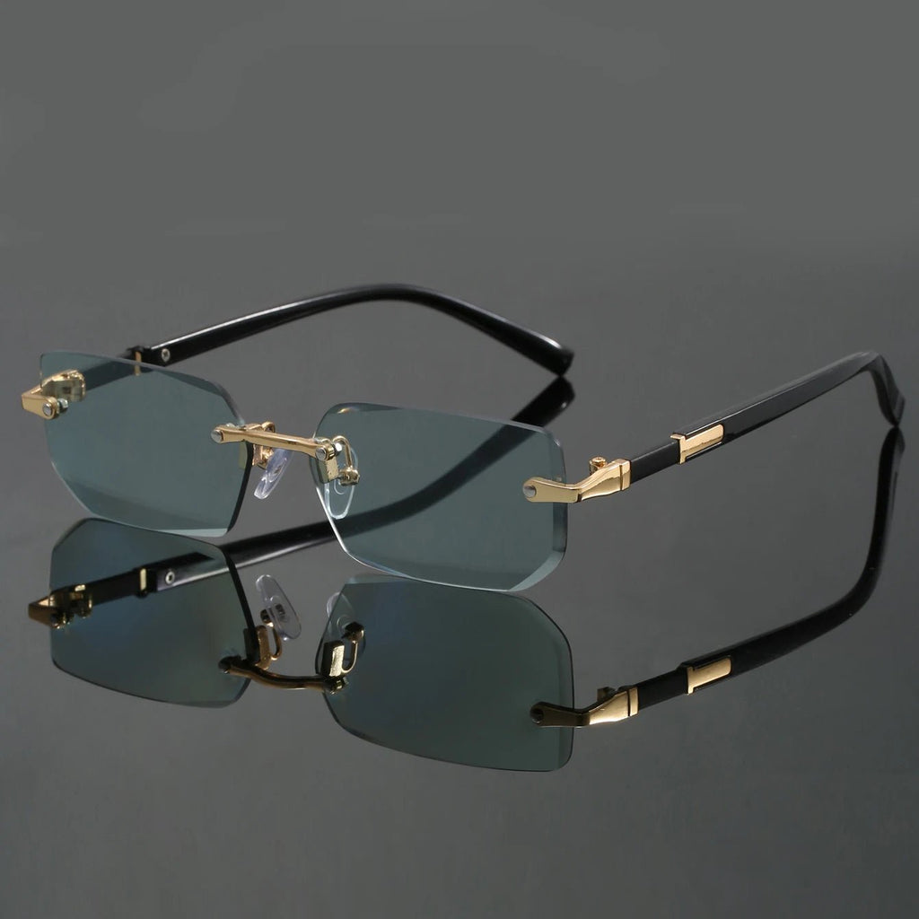 Alexander | Sunglasses Rimless Cut Edge UV400 Protection Lightweight