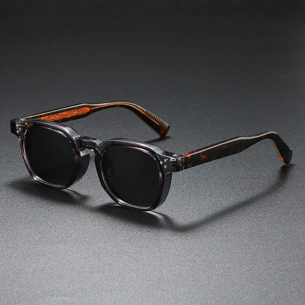 James | Sunglasses Tortoiseshell Frame Dark Tinted UV400 Protection