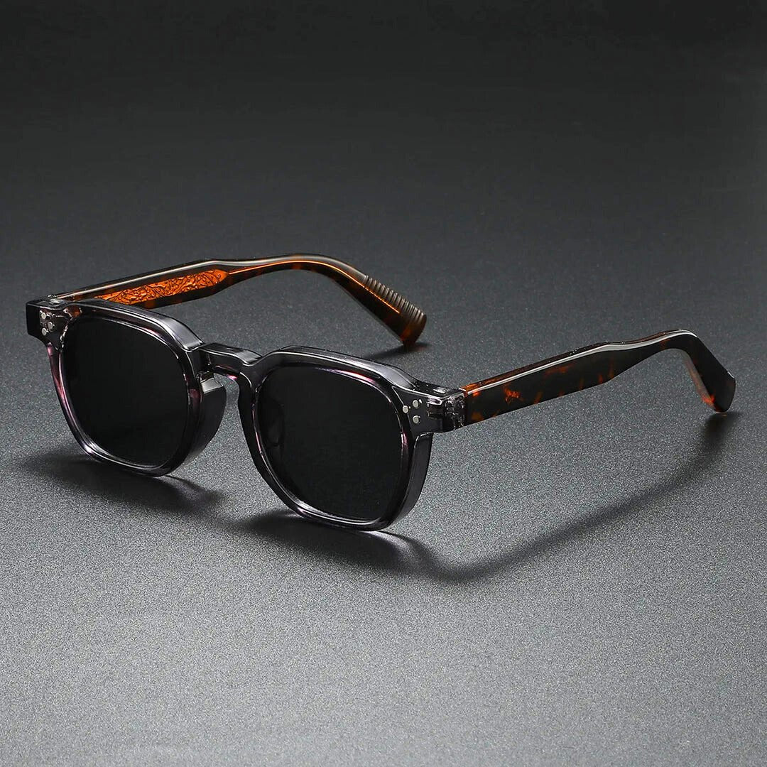 James | Sunglasses Tortoiseshell Frame Dark Tinted UV400 Protection