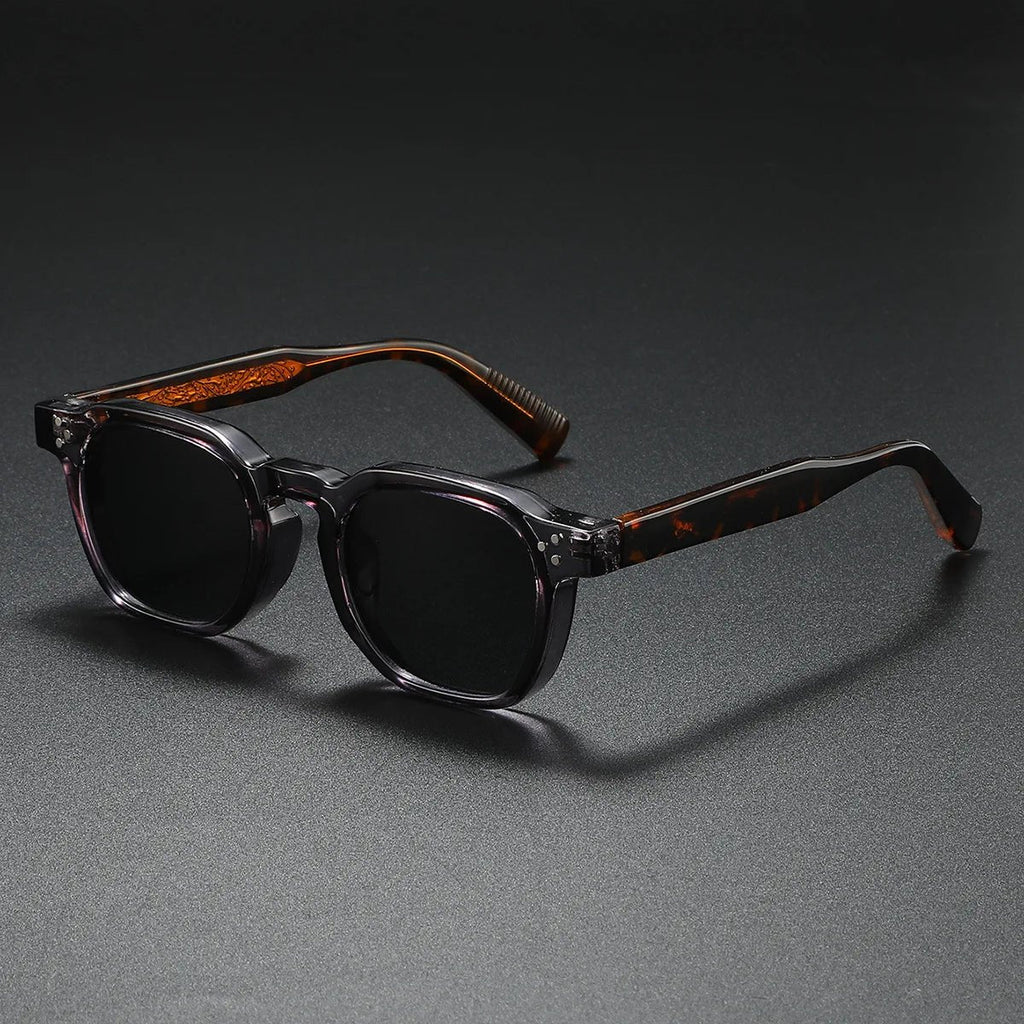 James | Sunglasses Tortoiseshell Frame Dark Tinted UV400 Protection