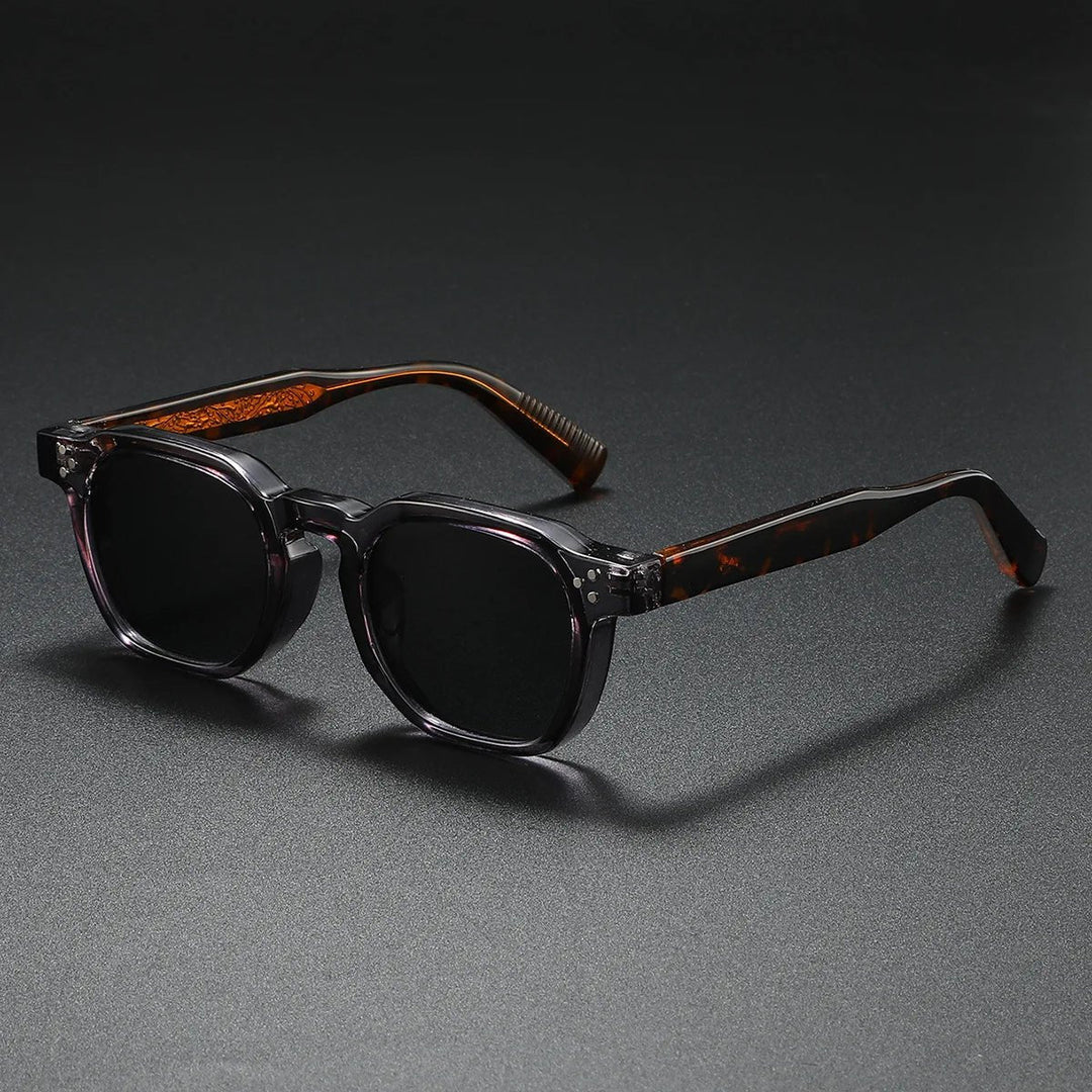 James | Sunglasses Tortoiseshell Frame Dark Tinted UV400 Protection