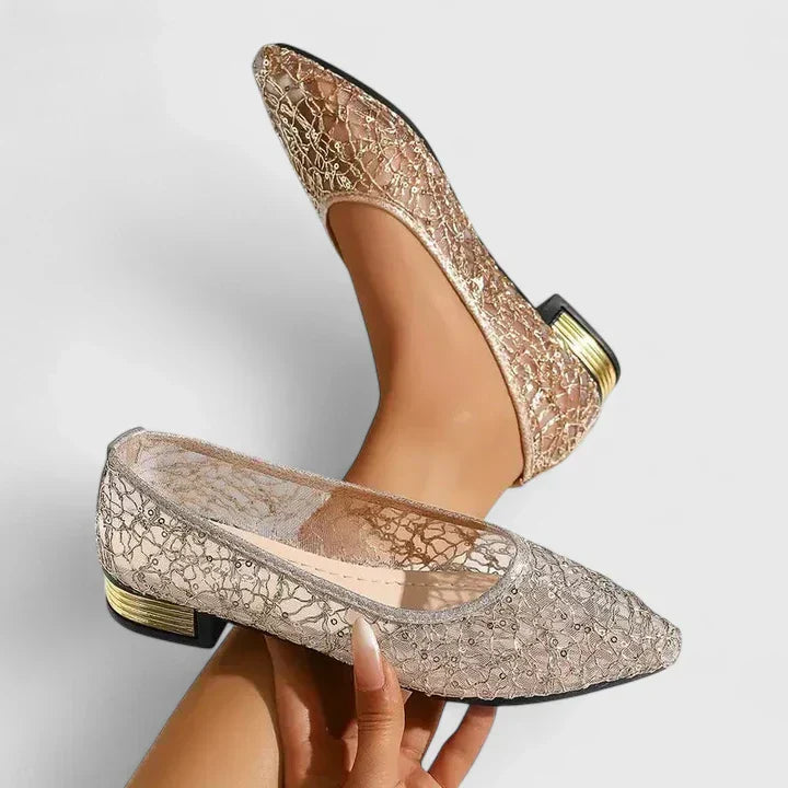 Thalia | Women's Pointed Toe Ballet Flats