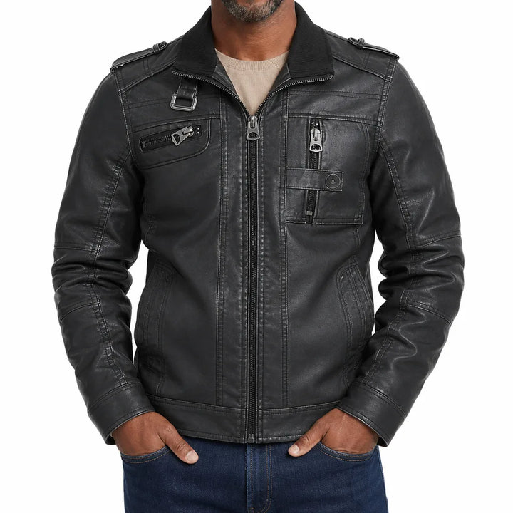 Torin | Mens Fall Leather Moto Jacket
