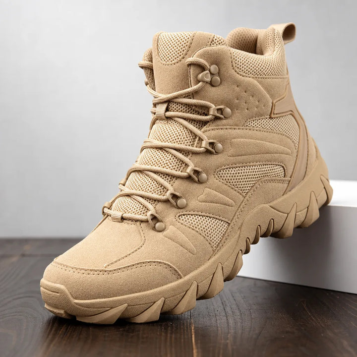 Men’s Water-Resistant Hiking Boots with Lace-Up Fit