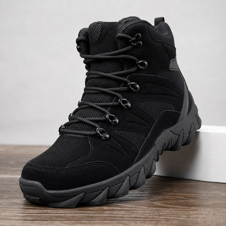 Men’s Water-Resistant Hiking Boots with Lace-Up Fit