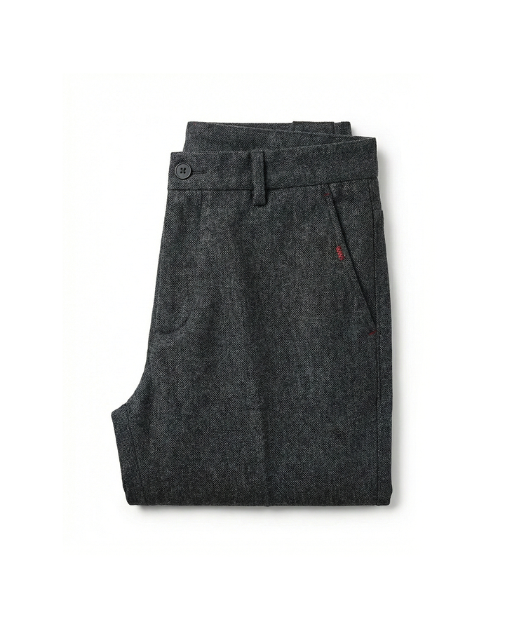 Men's Brushed Fabric Pants for Smart Casual Style