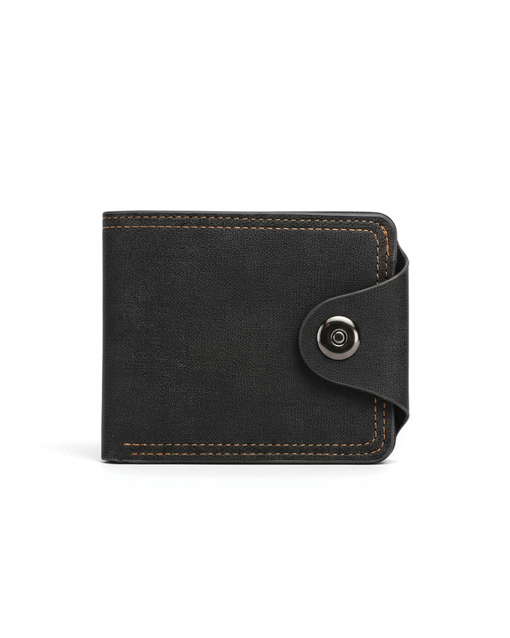 Men's Snap Leather Wallet | Slim Everyday Carry