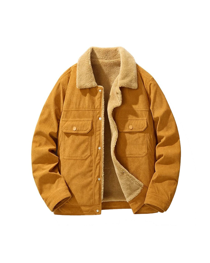 Men's Sherpa Lined Corduroy Jacket