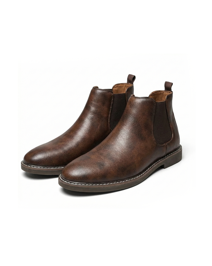Men's Leather Chelsea Boots Ankle Dress Boots