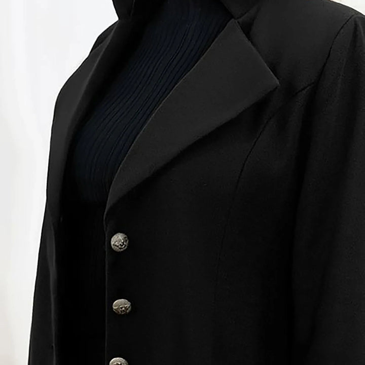 Autumn Wool Trench Coat Women Brushed Tailored Mid Length Coat