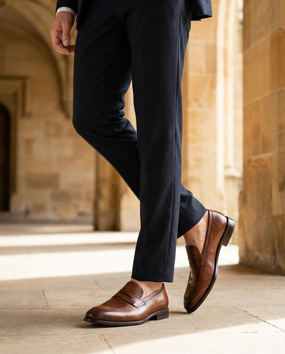 Men's Leather Oxford Shoes – Classic Smart Comfort