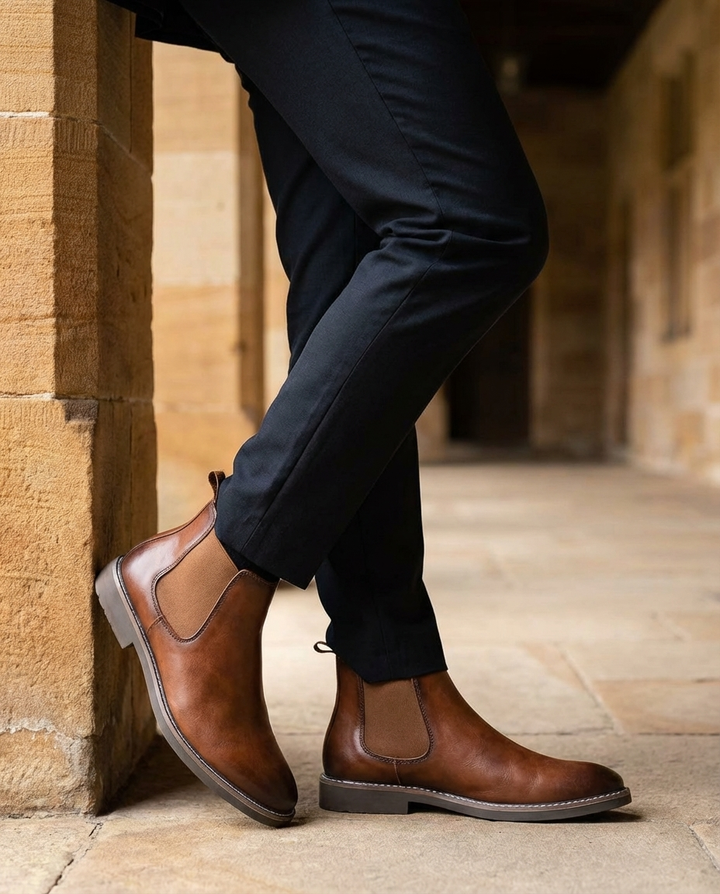 Wayfarer Leather Boots for Men