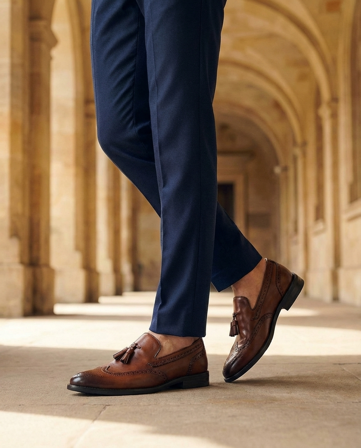 Men's Leather Loafers – Comfortable Slip-On Style