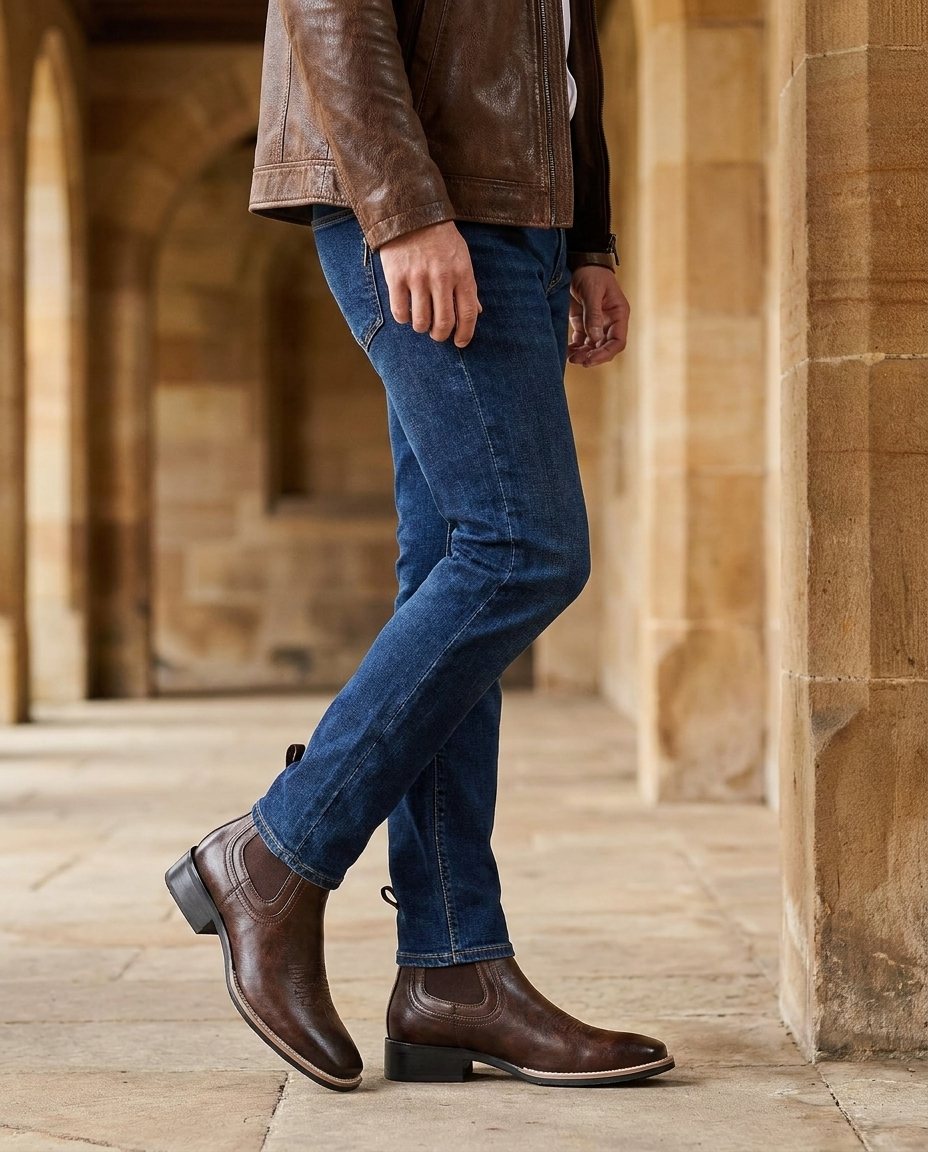 Men's Leather Chelsea Boots | Rugged Everyday Style