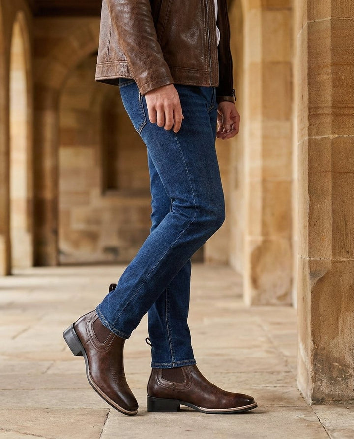 Men's Leather Chelsea Boots | Rugged Everyday Style