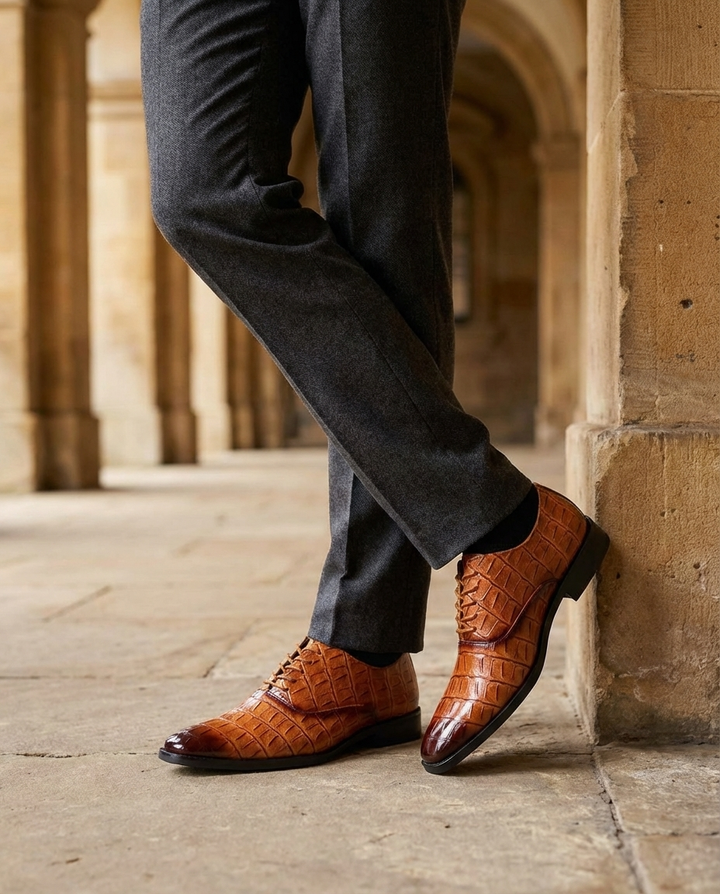 Regent Leather Oxford Shoes for Men