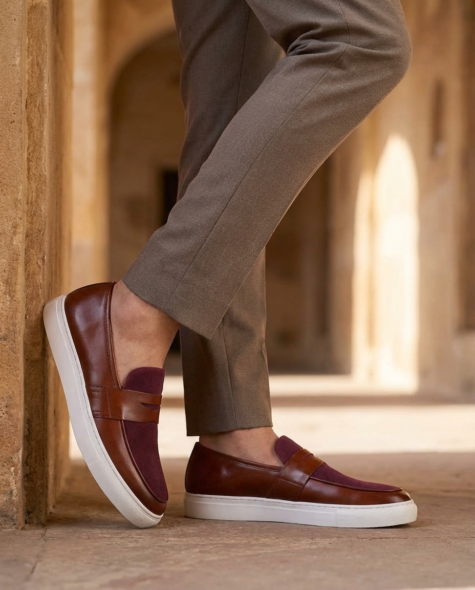 Steadfast Leather Loafers for Men