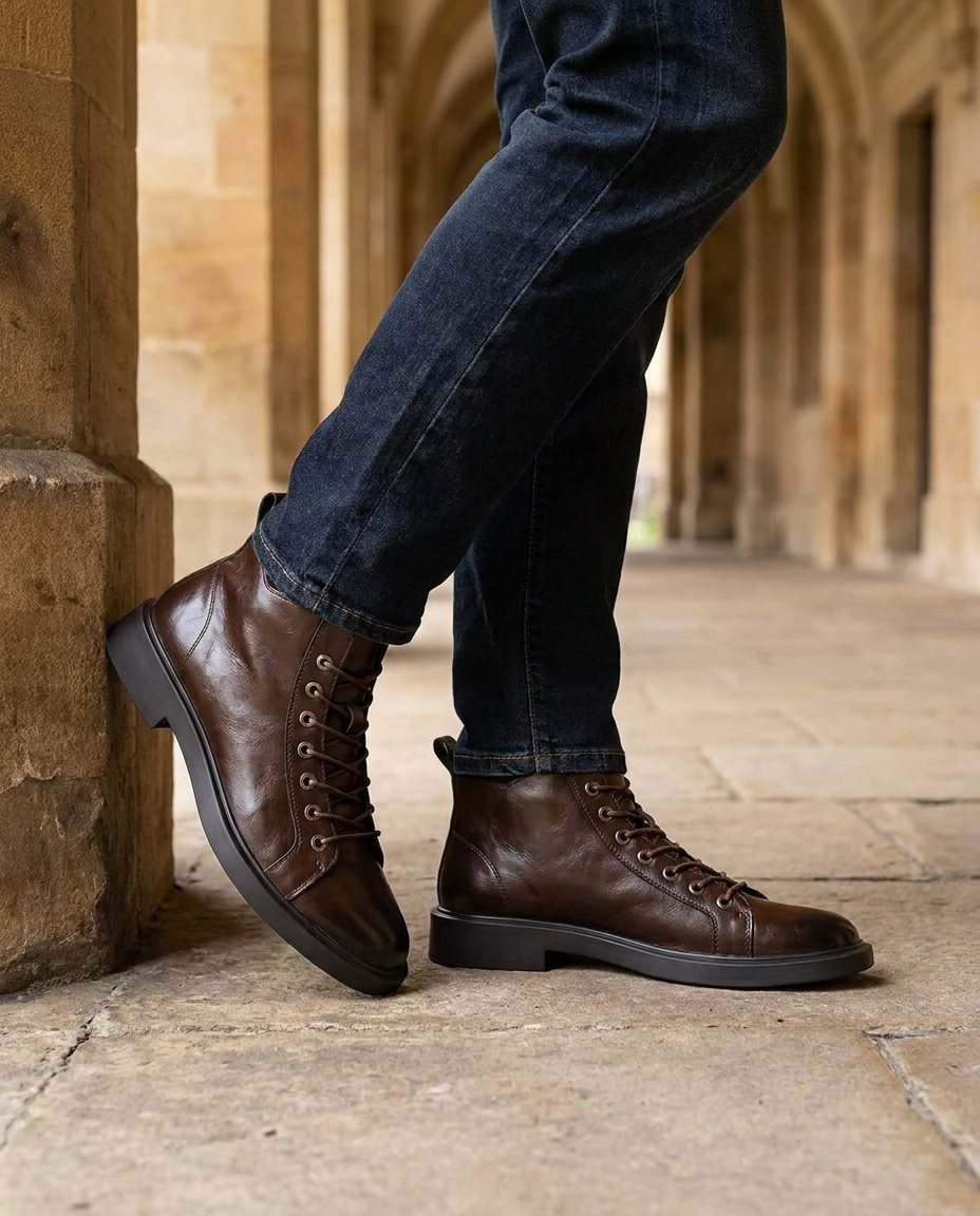 Garrison Leather Boots for Men