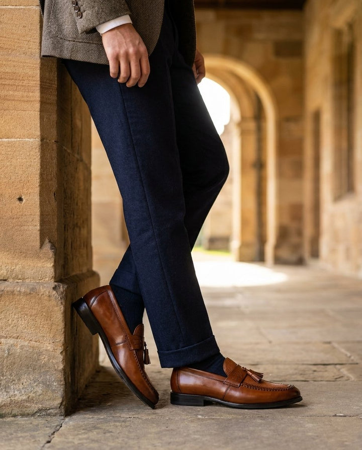 Men's Leather Loafers | Smart Casual Slip-On Shoes