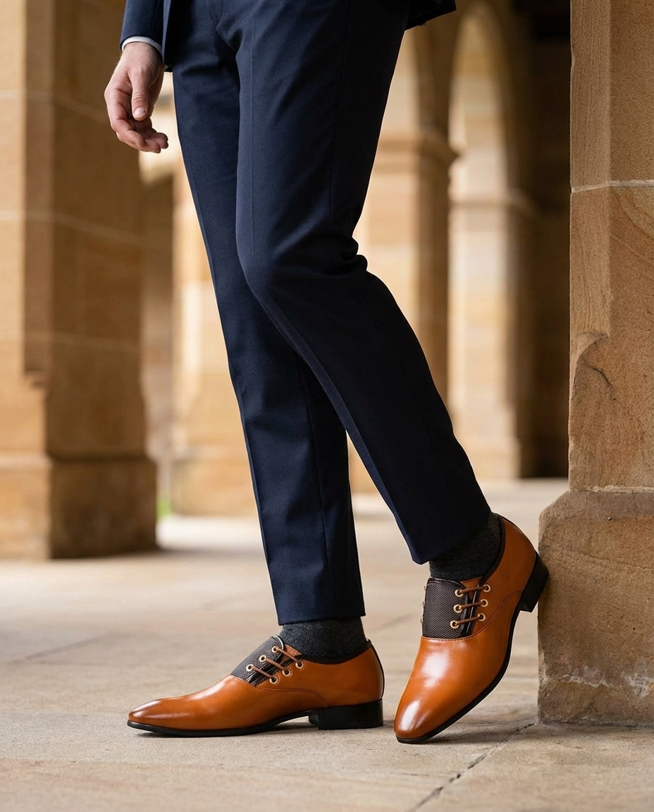 Caldwell Leather Oxford Shoes for Men