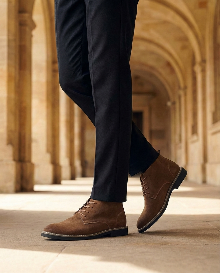 Men's Full-Grain Chelsea Boots – Pull-On Comfort