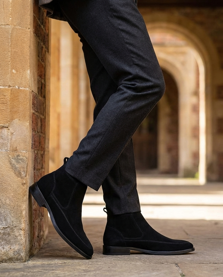 Ridge Leather Chelsea Boots for Men