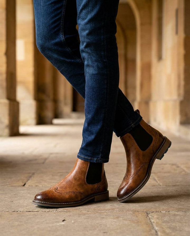 Hawthorne Leather Chelsea Boots for Men