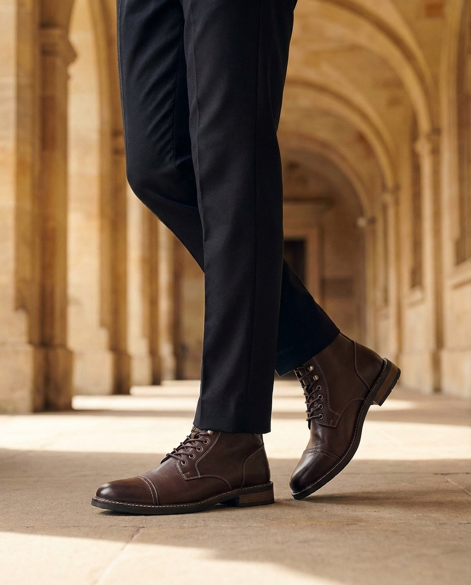 Men's Leather Boots – Rugged Everyday Comfort