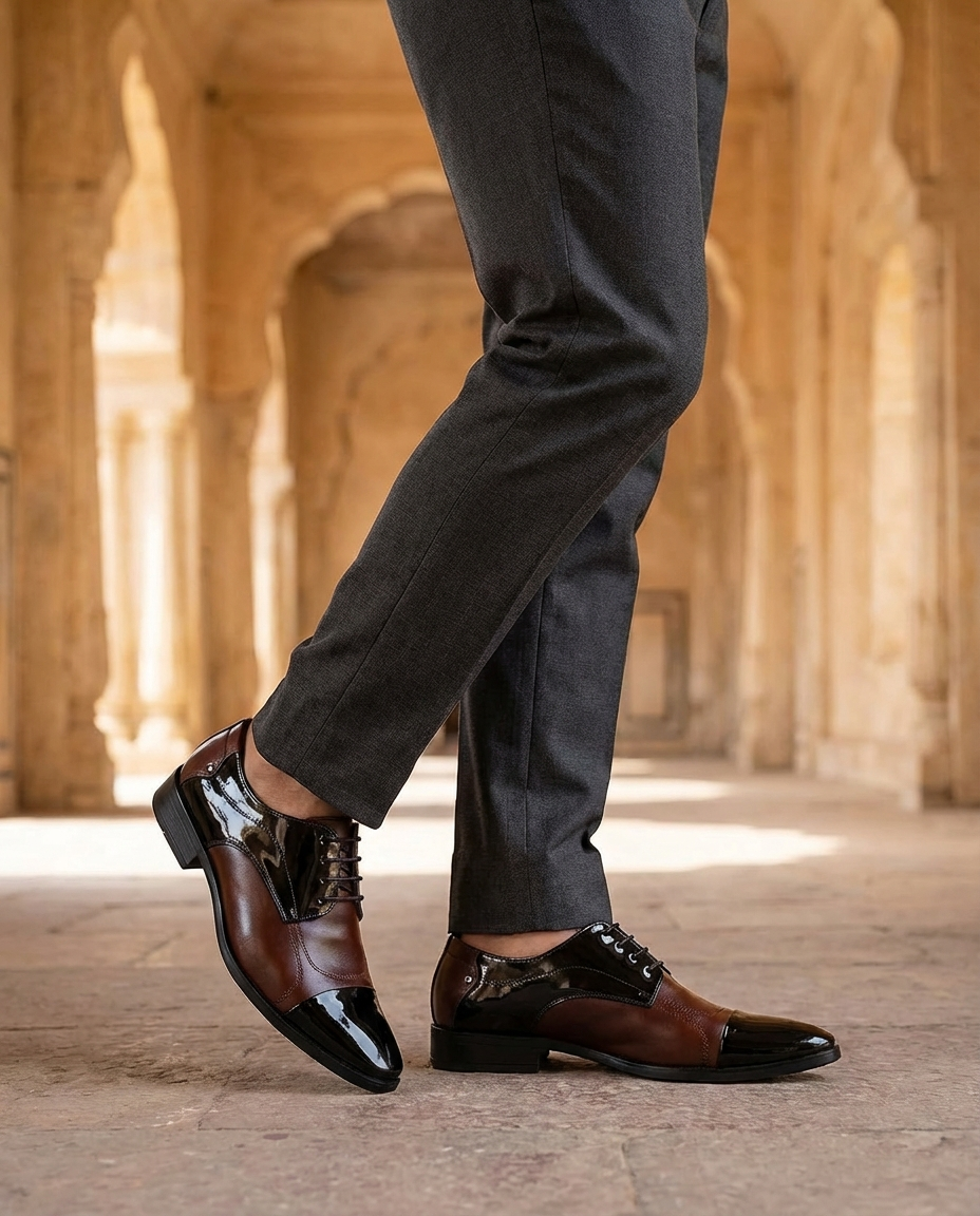 Men's Full-Grain Leather Oxford Shoes – Lasting Comfort