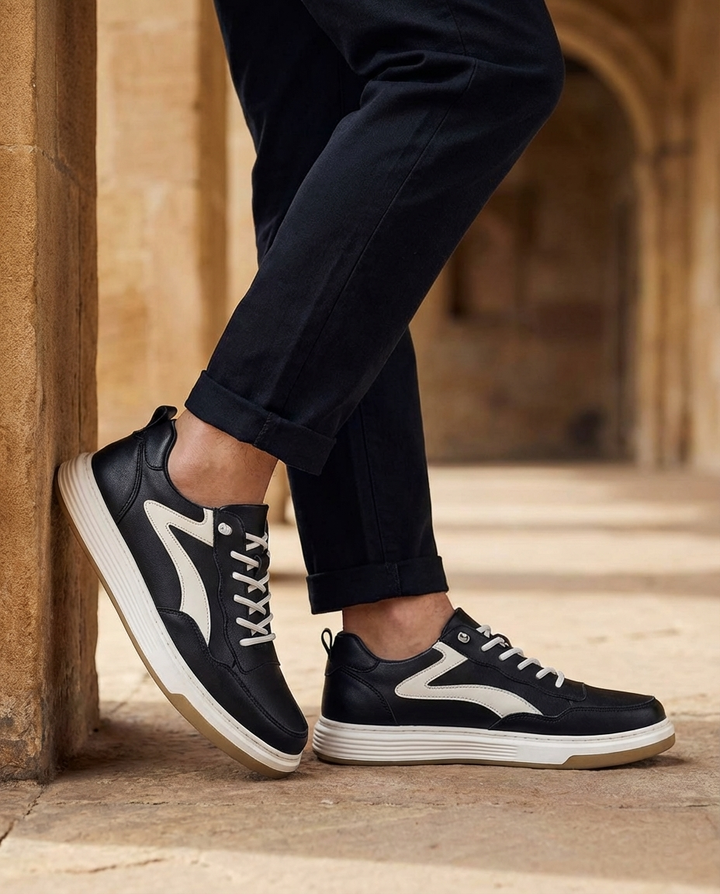 Stride Low Leather Shoes for Men