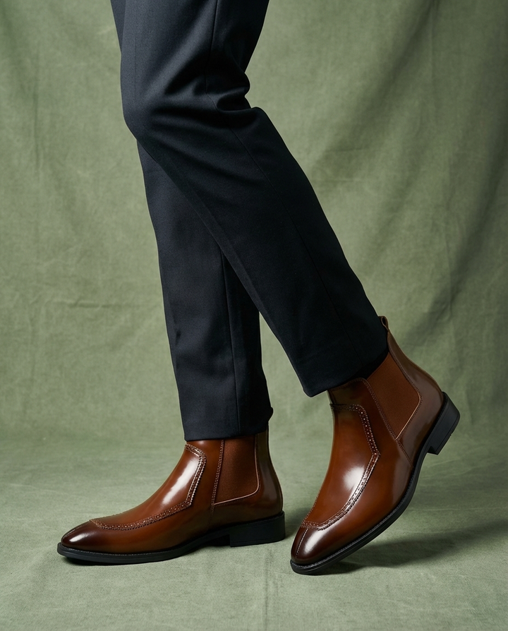 Carver Chelsea Leather Boots for Everyday Comfort