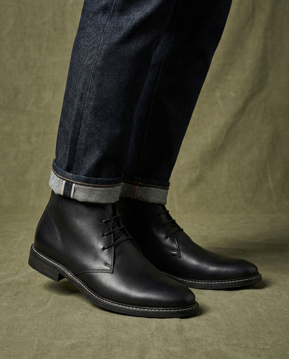 Men's Leather Ranger Boots – Rugged Everyday Comfort
