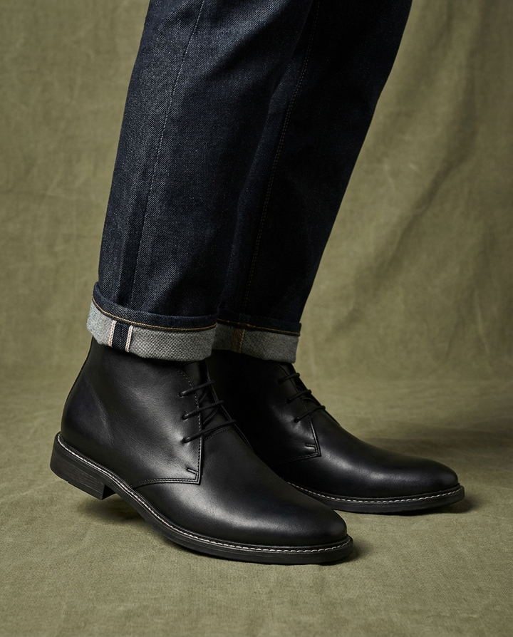 Men's Leather Ranger Boots – Rugged Everyday Comfort