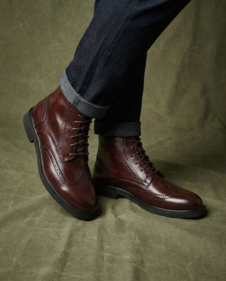 Caldwell Leather Brogue Shoes for Men