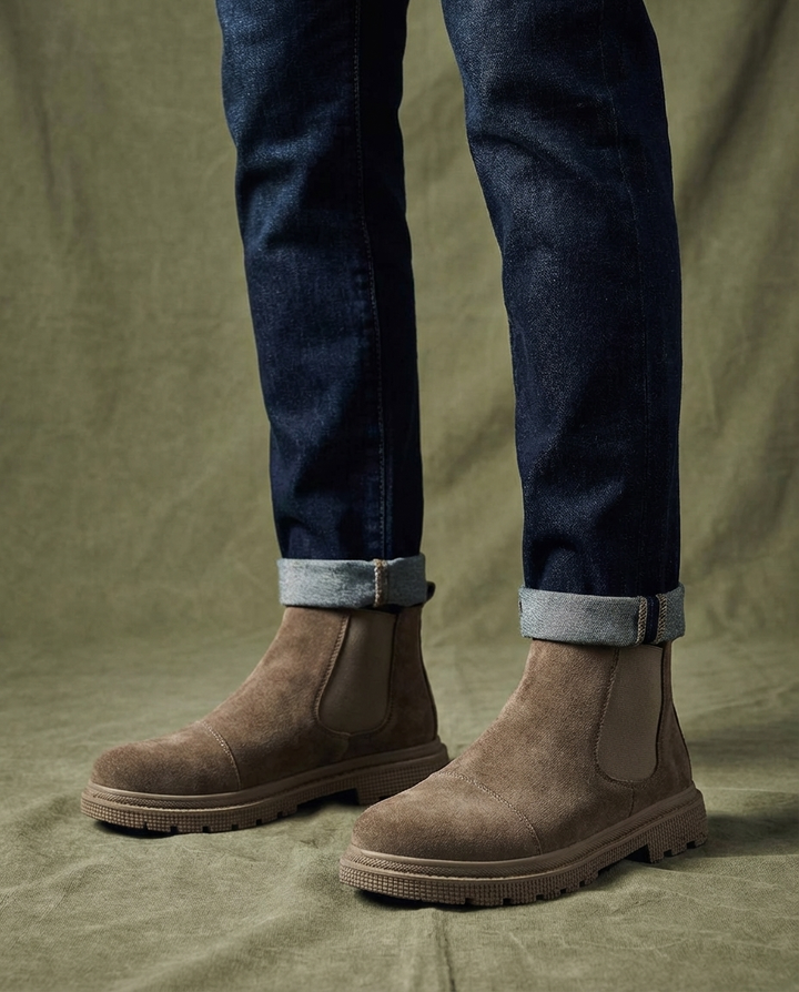 Heath Leather Chelsea Boots for Men