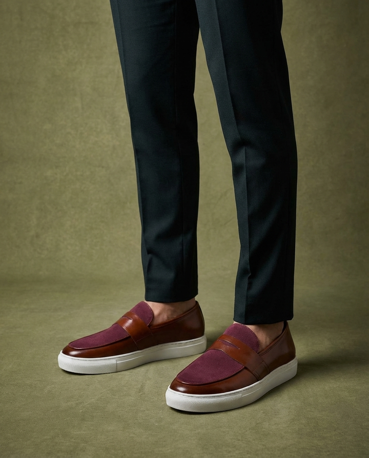 Steadfast Leather Loafers for Men