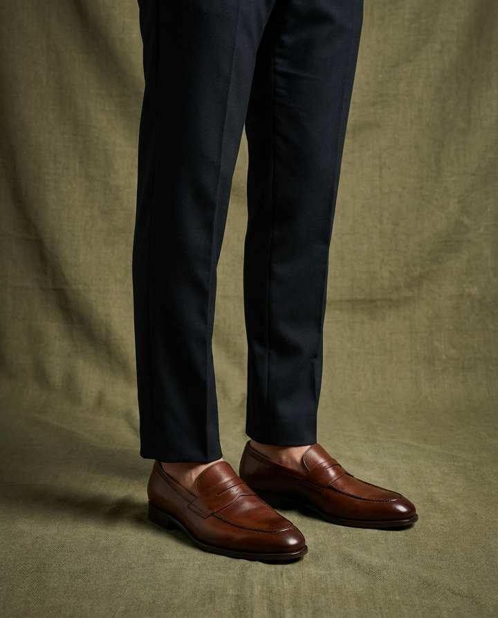Men's Leather Oxford Shoes – Classic Smart Comfort