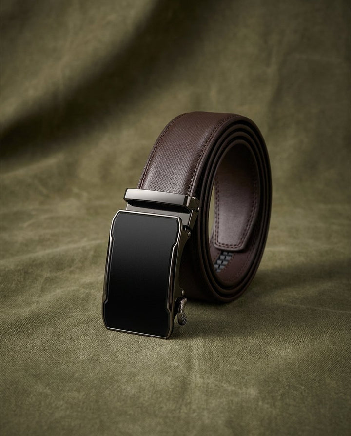 Men's Full-Grain Leather Belt | Heavy-Duty Classic Dress Casual Strap