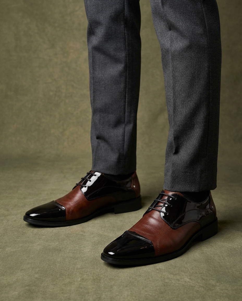 Men's Full-Grain Leather Oxford Shoes – Lasting Comfort