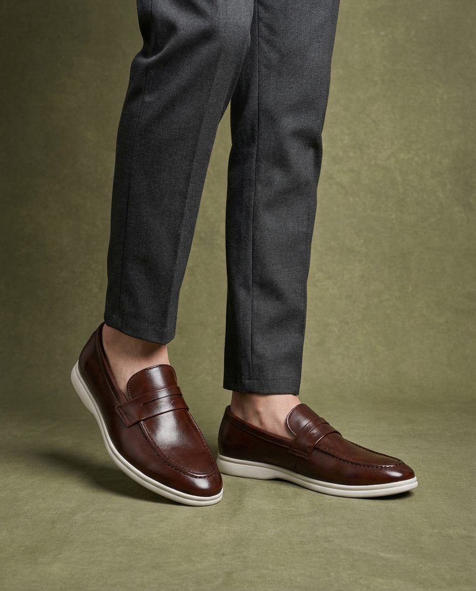 Men's Leather Loafers – Comfortable Slip-On Style