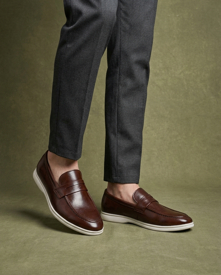 Men's Leather Loafers – Comfortable Slip-On Style