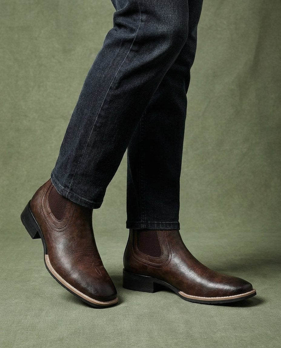 Men's Leather Chelsea Boots | Rugged Everyday Style
